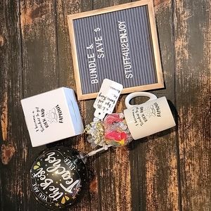 NIB Teacher 🎁 😍  Appreciation Gift! Mug, balloon, candy, bow, gift tag & box